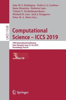 Front cover_Computational Science - ICCS 2019