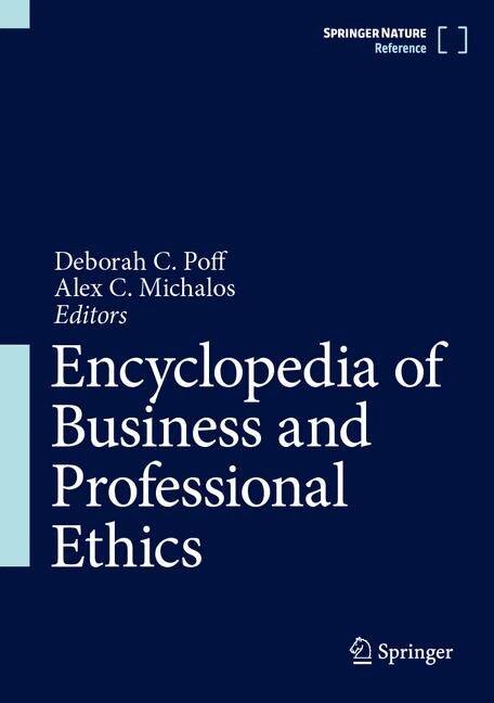 Front cover_Encyclopedia Of Business And Professional Ethics