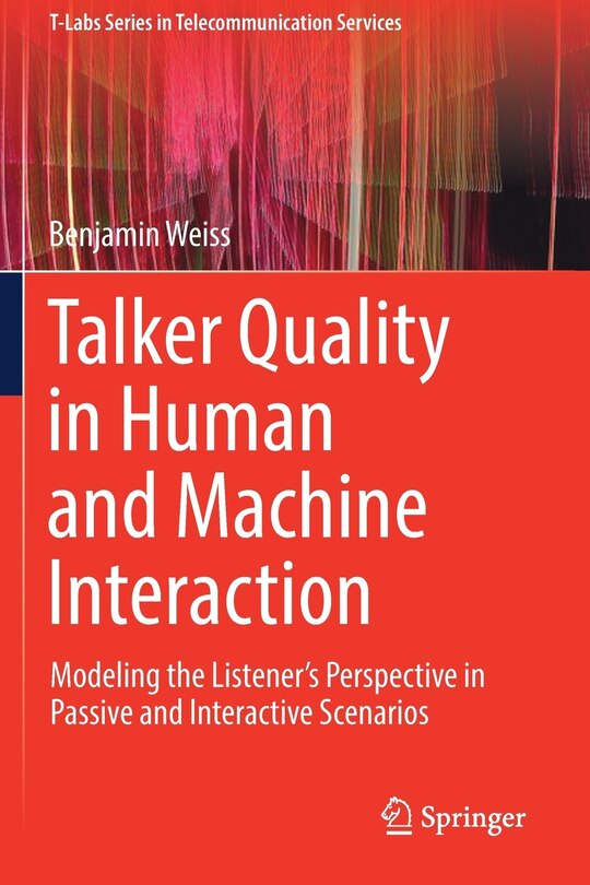 Front cover_Talker Quality in Human and Machine Interaction