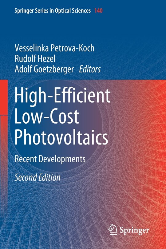 Couverture_High-efficient Low-cost Photovoltaics