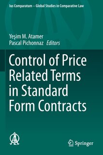 Couverture_Control Of Price Related Terms In Standard Form Contracts