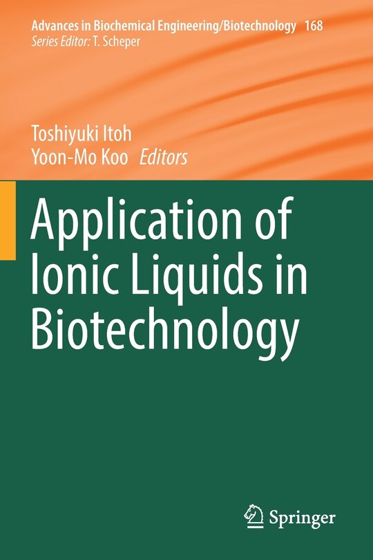 Couverture_Application Of Ionic Liquids In Biotechnology