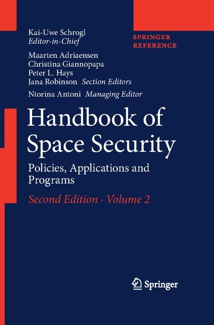 Couverture_Handbook Of Space Security