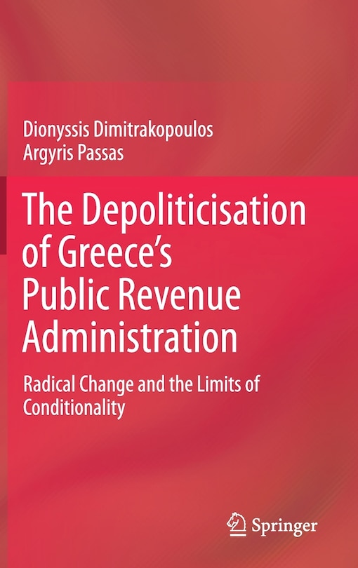 Couverture_The Depoliticisation Of Greece's Public Revenue Administration