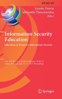 Couverture_Information Security Education. Education In Proactive Information Security