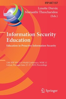 Front cover_Information Security Education. Education In Proactive Information Security