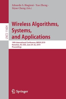 Couverture_Wireless Algorithms, Systems, And Applications
