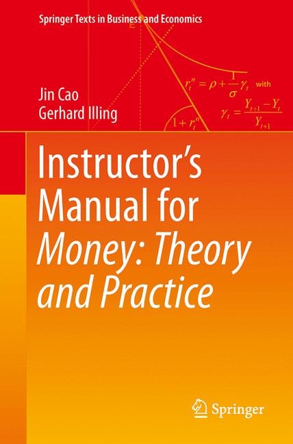 Couverture_Instructor's Manual For Money