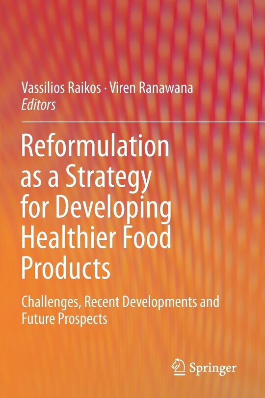 Front cover_Reformulation As A Strategy For Developing Healthier Food Products