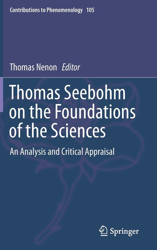 Couverture_Thomas Seebohm On The Foundations Of The Sciences