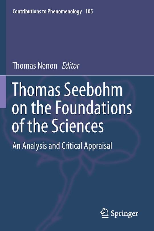 Couverture_Thomas Seebohm On The Foundations Of The Sciences