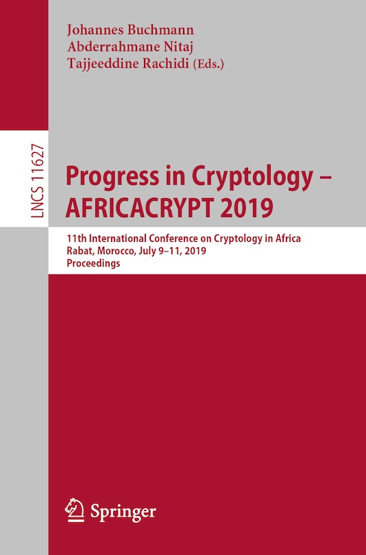 Front cover_Progress In Cryptology - Africacrypt 2019