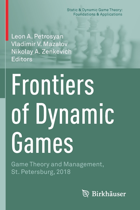 Front cover_Frontiers Of Dynamic Games