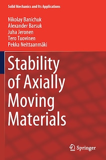 Front cover_Stability Of Axially Moving Materials