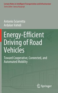 Couverture_Energy-efficient Driving Of Road Vehicles