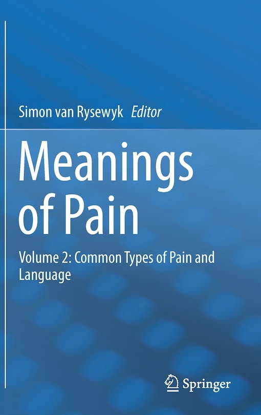 Couverture_Meanings Of Pain