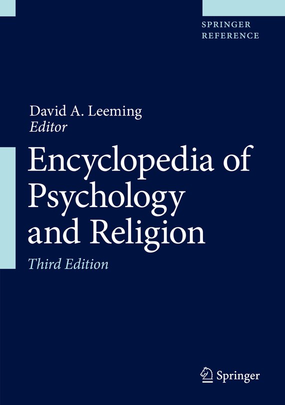 Front cover_Encyclopedia Of Psychology And Religion
