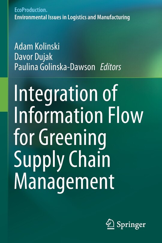 Front cover_Integration Of Information Flow For Greening Supply Chain Management