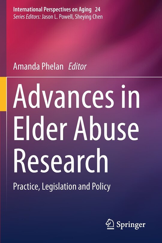 Front cover_Advances In Elder Abuse Research