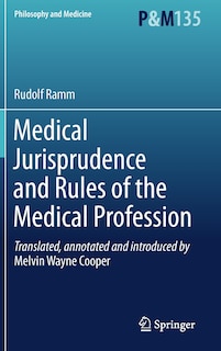 Couverture_Medical Jurisprudence and Rules of the Medical Profession
