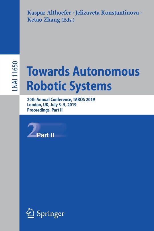 Front cover_Towards Autonomous Robotic Systems