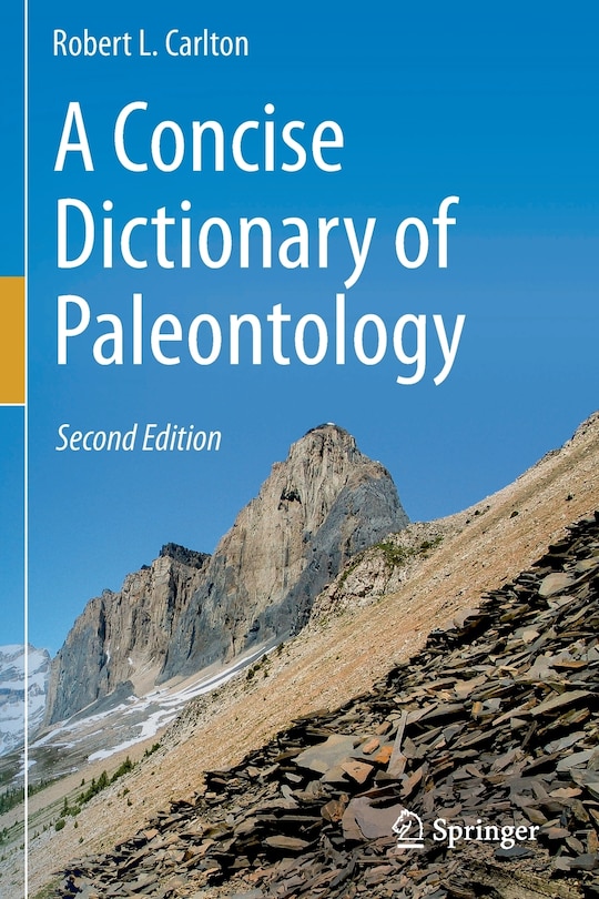 Couverture_A Concise Dictionary Of Paleontology