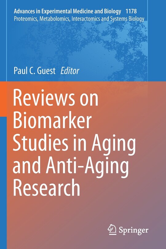 Couverture_Reviews On Biomarker Studies In Aging And Anti-aging Research
