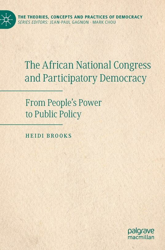 Front cover_The African National Congress and Participatory Democracy