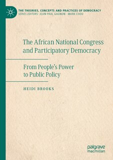 Front cover_The African National Congress And Participatory Democracy