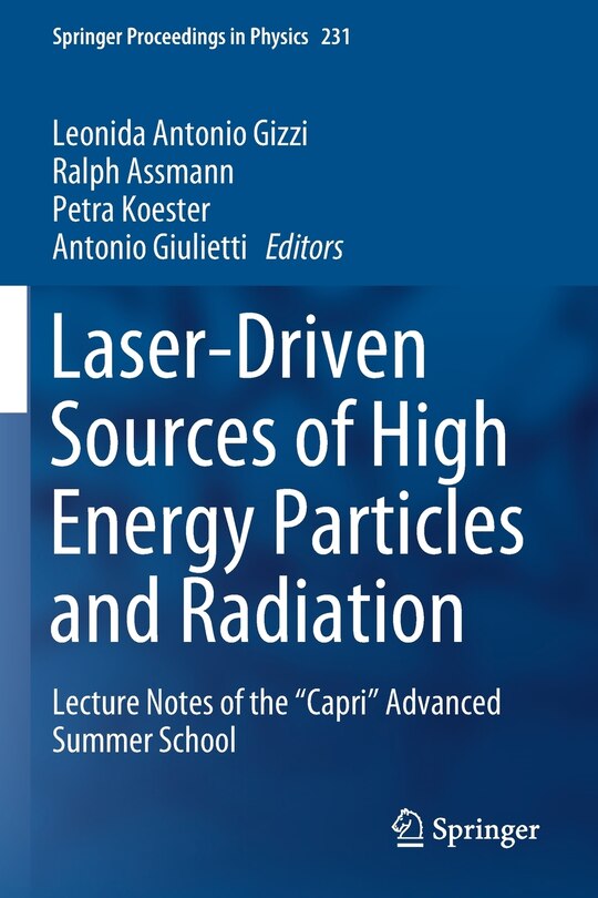 Front cover_Laser-Driven Sources of High Energy Particles and Radiation