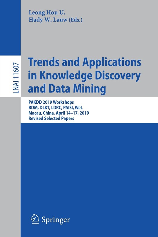Front cover_Trends and Applications in Knowledge Discovery and Data Mining