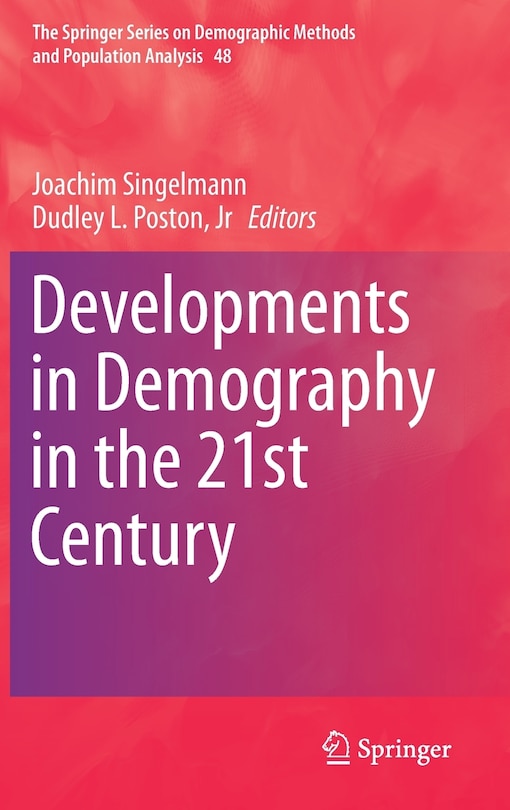 Front cover_Developments In Demography In The 21st Century