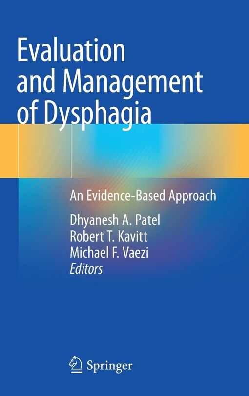 Front cover_Evaluation And Management Of Dysphagia