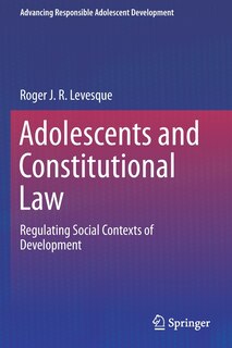 Couverture_Adolescents And Constitutional Law