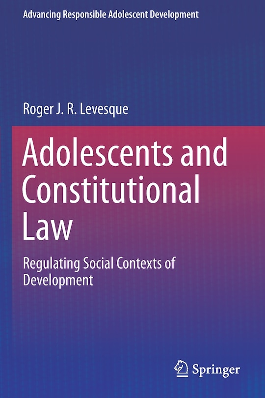 Couverture_Adolescents And Constitutional Law