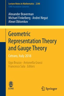 Couverture_Geometric Representation Theory And Gauge Theory