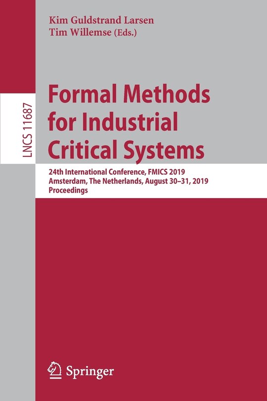 Couverture_Formal Methods for Industrial Critical Systems