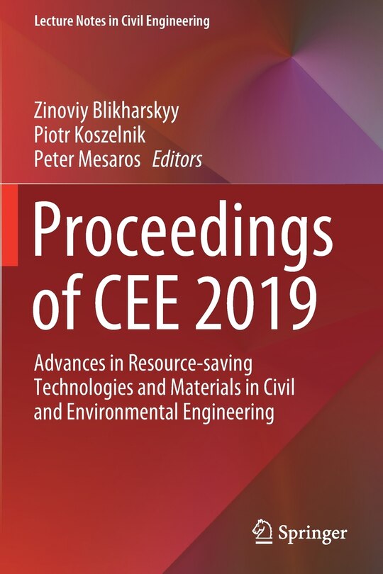 Front cover_Proceedings Of Cee 2019