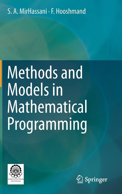 Front cover_Methods And Models In Mathematical Programming