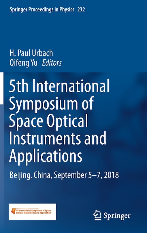 Front cover_5th International Symposium Of Space Optical Instruments And Applications