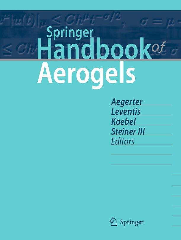 Couverture_Springer Handbook Of Aerogels
