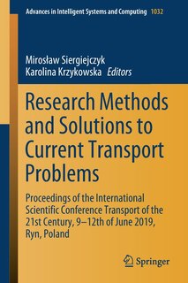 Front cover_Research Methods and Solutions to Current Transport Problems