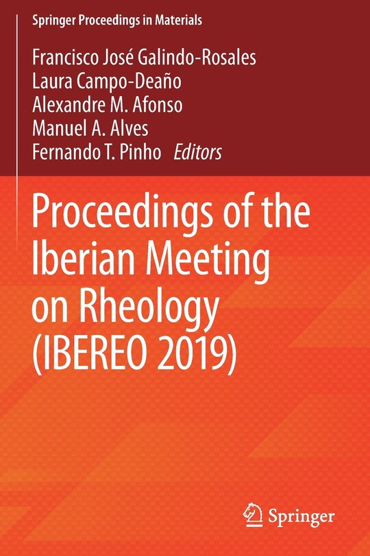 Front cover_Proceedings Of The Iberian Meeting On Rheology (ibereo 2019)