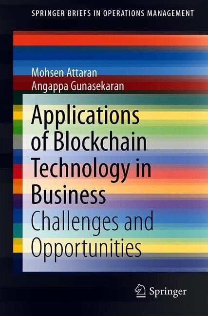 Couverture_Applications Of Blockchain Technology In Business