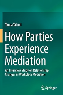 Couverture_How Parties Experience Mediation