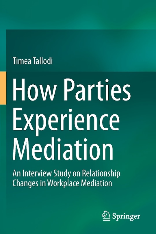 Couverture_How Parties Experience Mediation