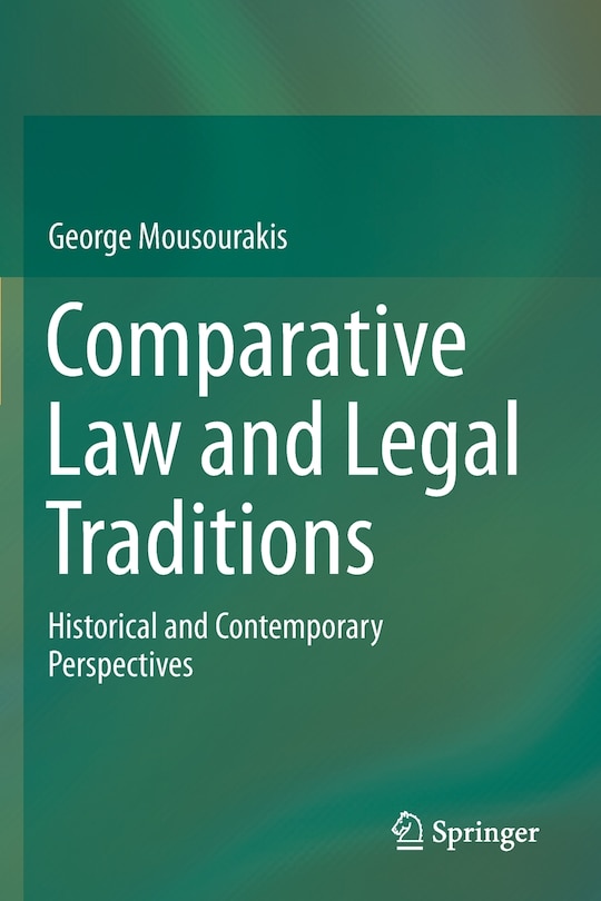 Front cover_Comparative Law And Legal Traditions