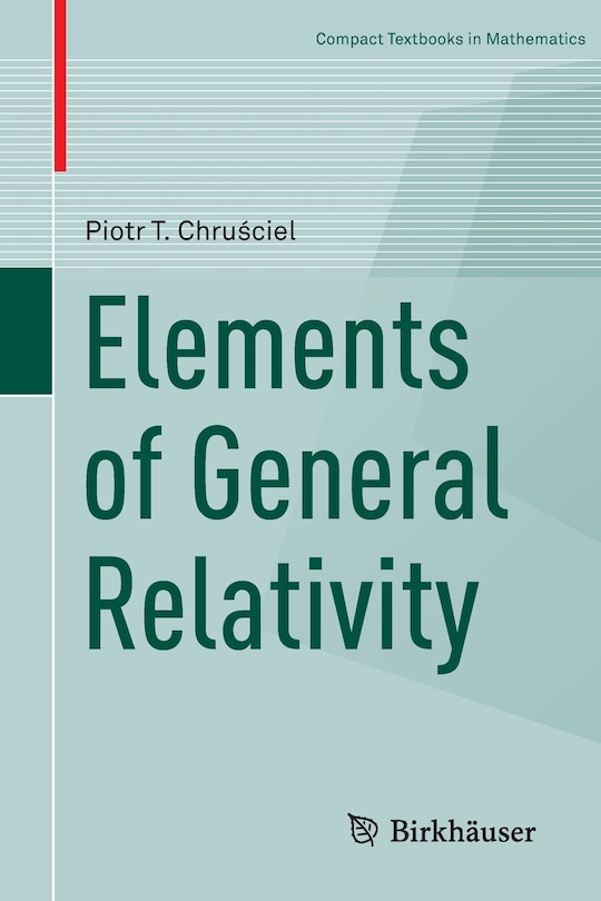 Front cover_Elements Of General Relativity