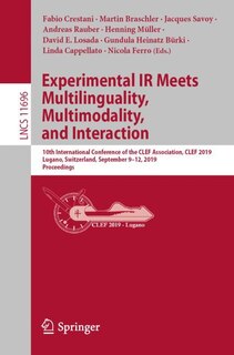 Front cover_Experimental IR Meets Multilinguality, Multimodality, and Interaction