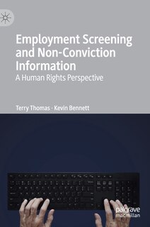 Front cover_Employment Screening And Non-conviction Information